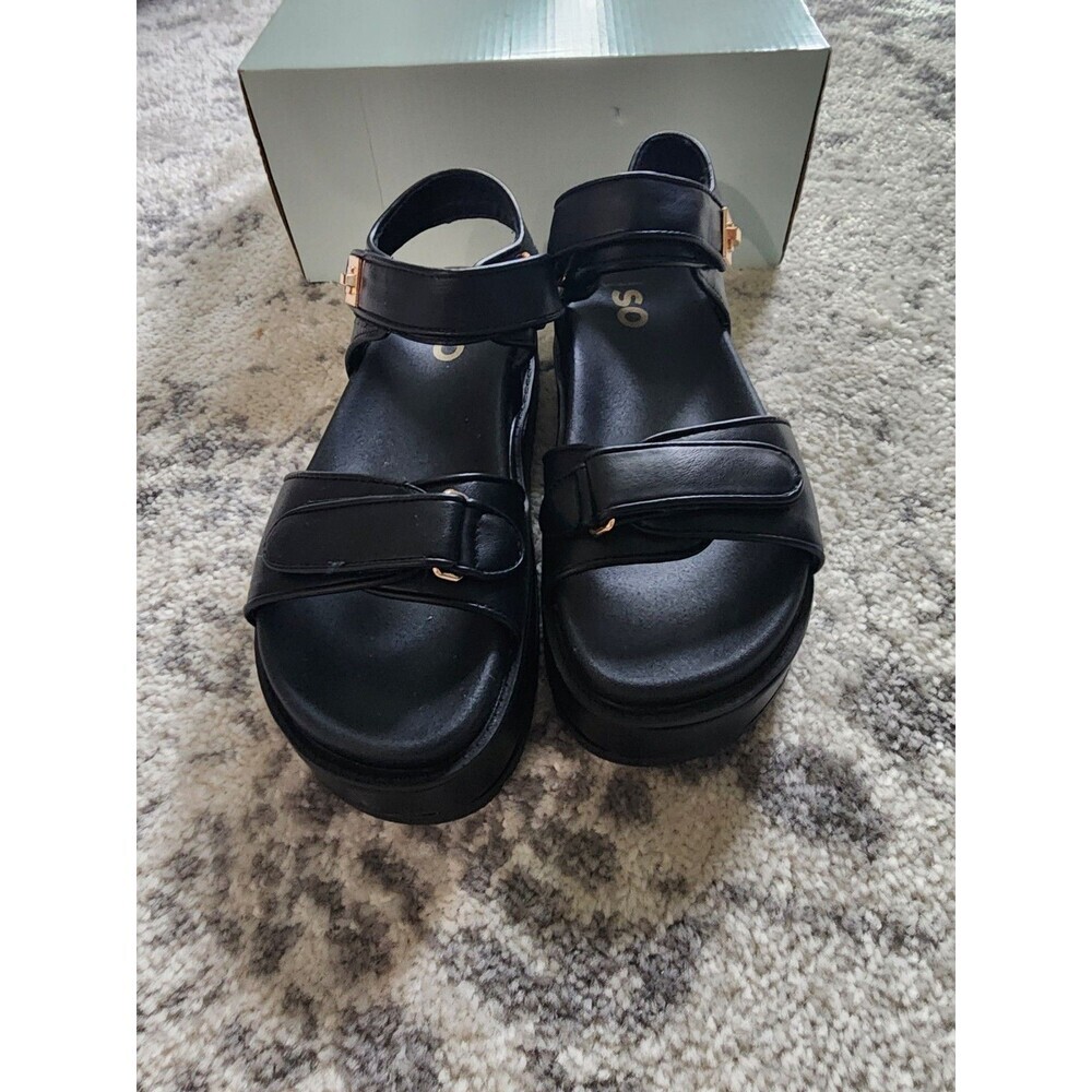 NEW Sonoma Women's LOREEN Comfort Strappy Slingback Sandals Black Size 9 - Picture 4 of 8